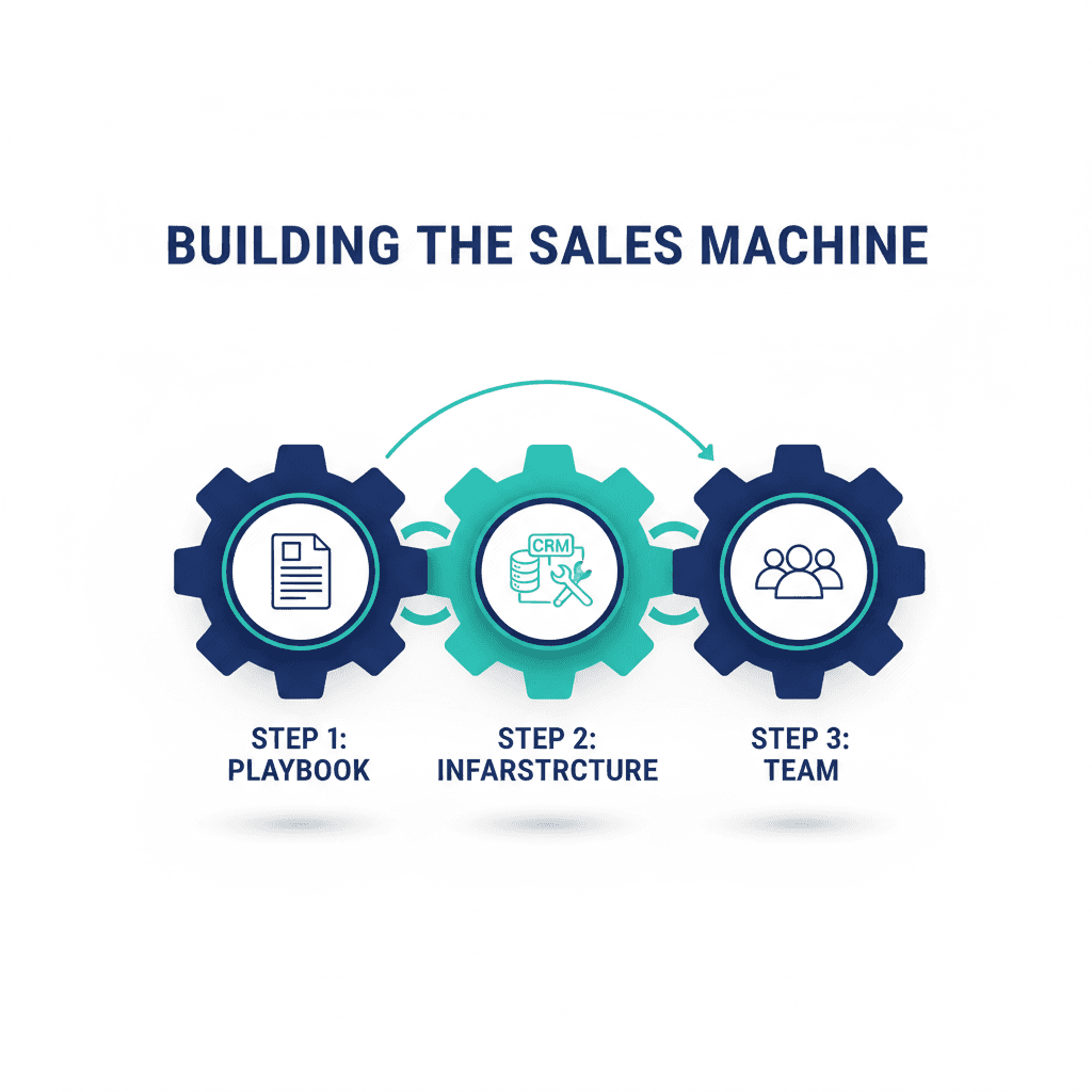 Building the Sales Machine: Playbook, Infrastructure, Team