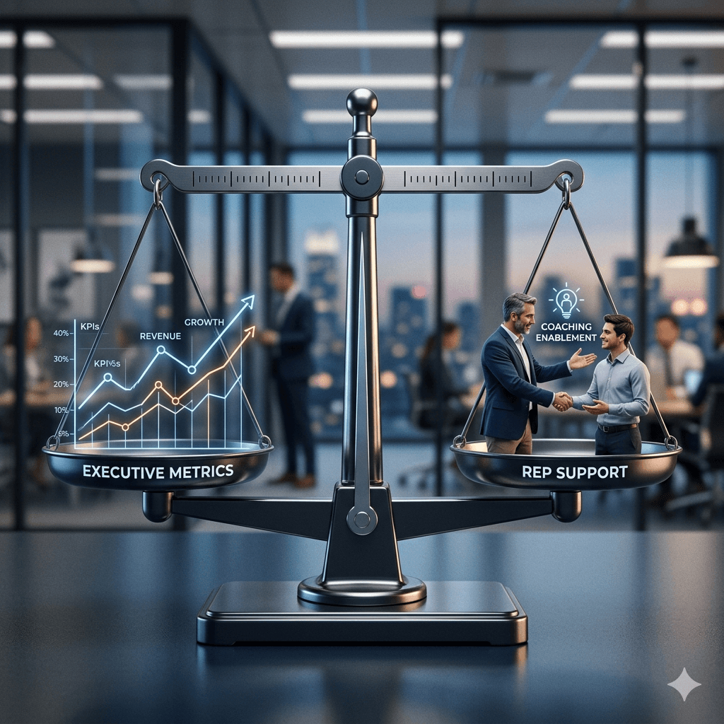 Why Is Sales Management a Balancing Act Between Pleasing Leadership and Helping Salespeople Win?