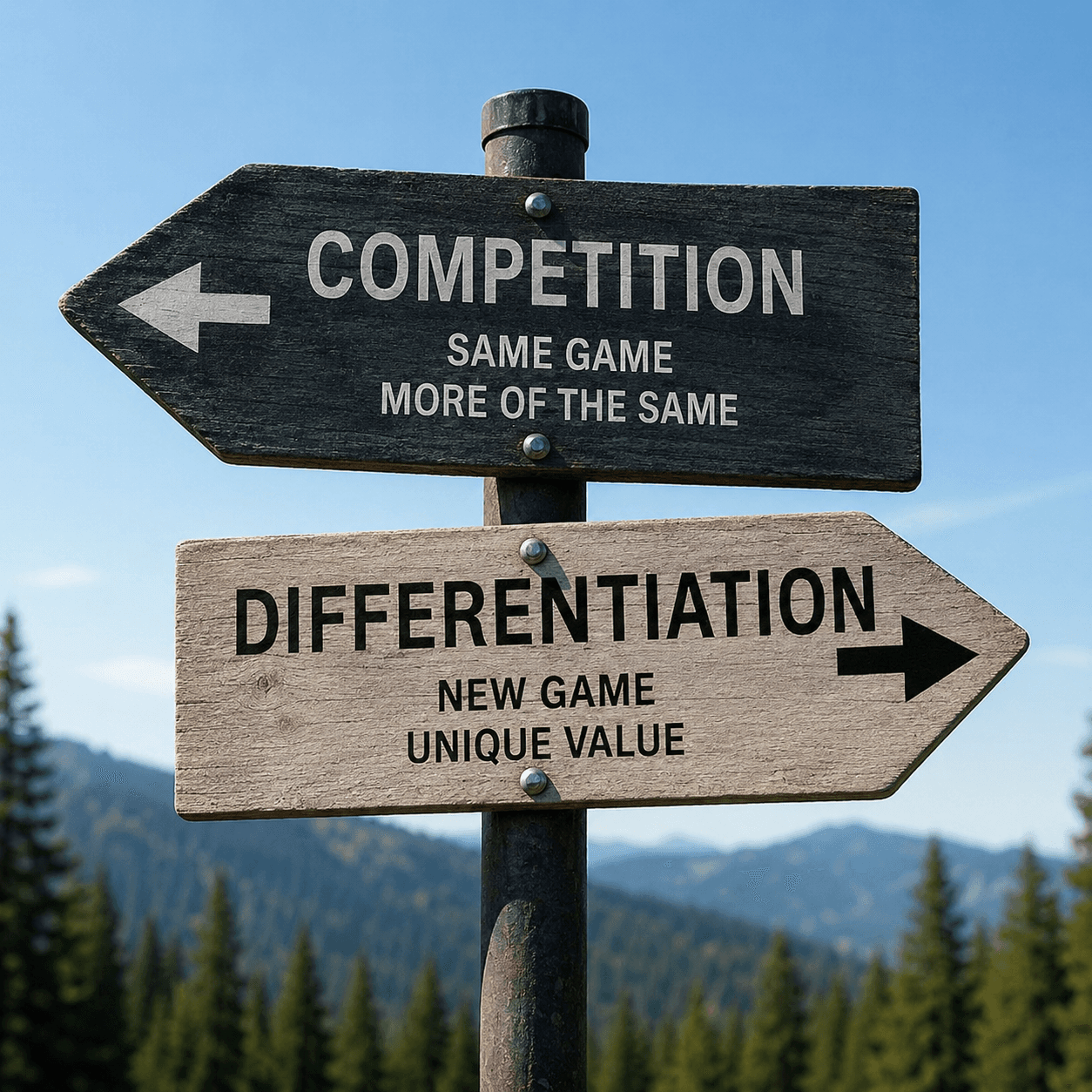 What's the Difference Between Competition and Differentiation?